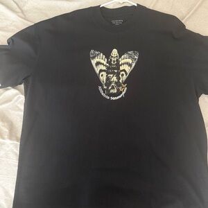 All Saints Black Moth Graphic Tee